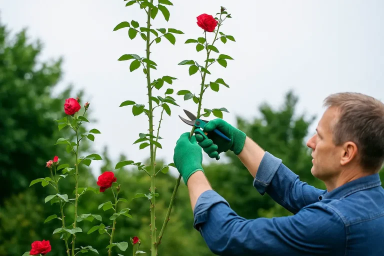 Comment tailler des rosiers qui ont poussé trop haut