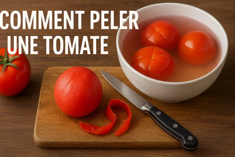 comment peler une tomate