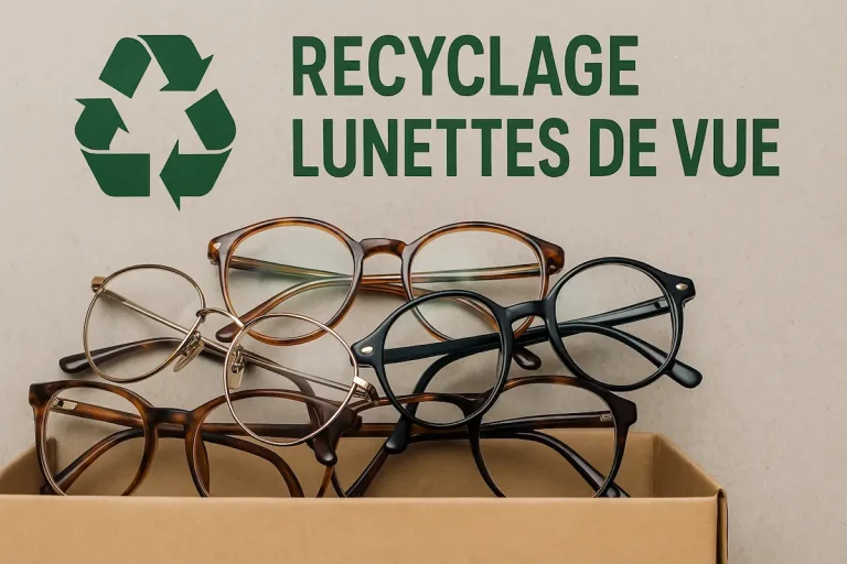 recyclage lunettes de vue