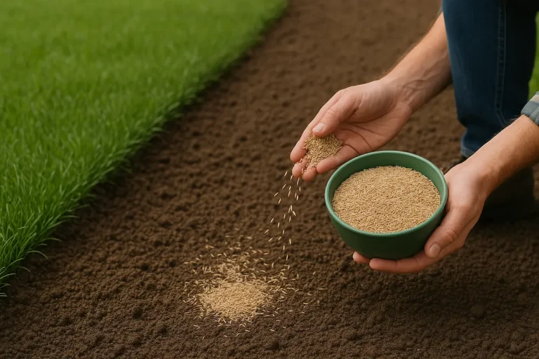 comment semer du gazon