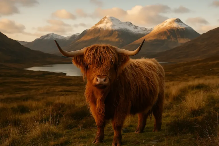 vache fluffy highland
