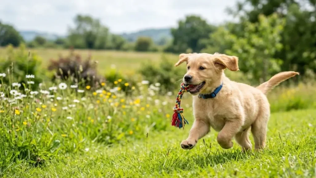 chiot joueur
